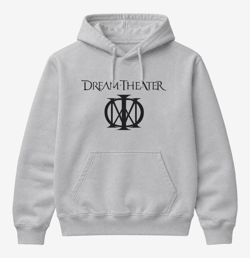 Poleron Canguro básico Gris Melange de Dream theater 5