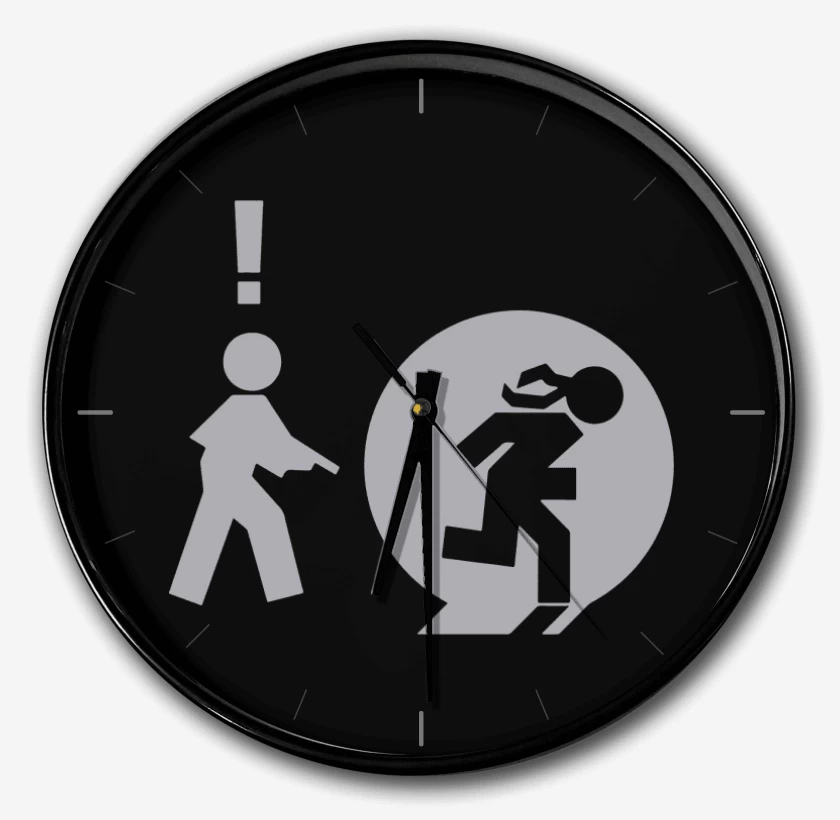 Reloj Negro de MG - Iconos