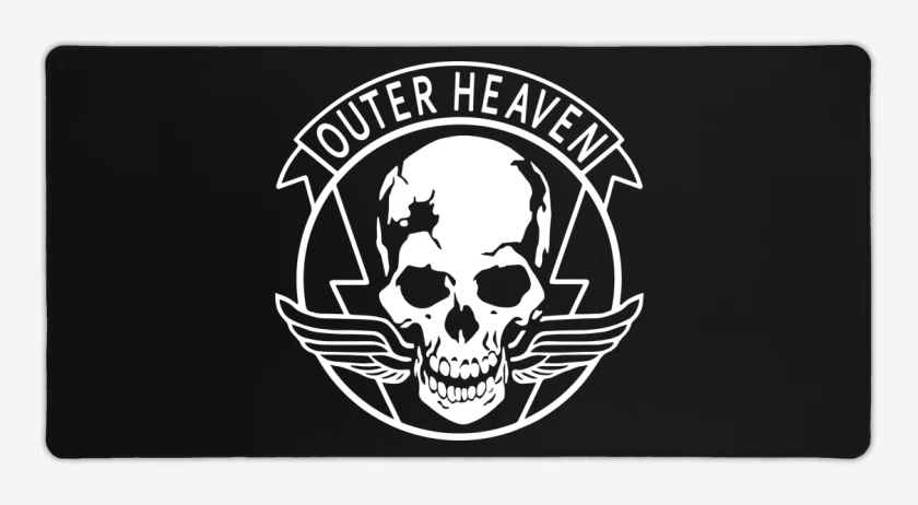 Mouse pad Gamer Negro de Outer Heaven