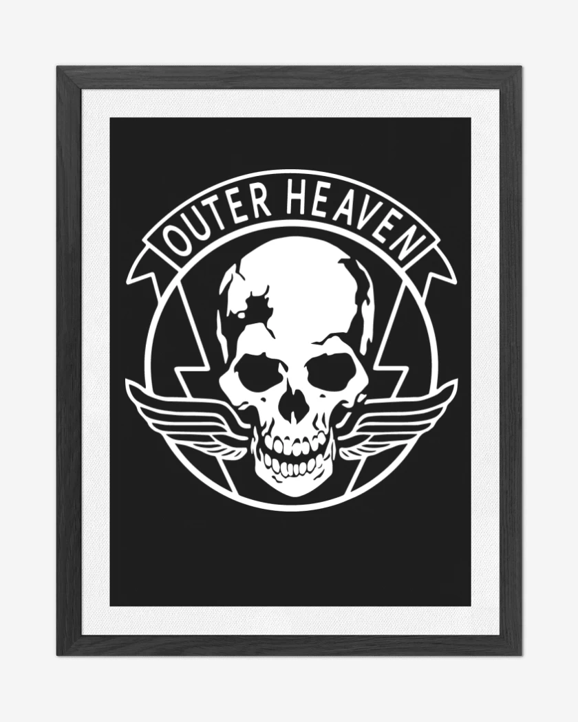 Cuadro decorativo Negro de Outer Heaven
