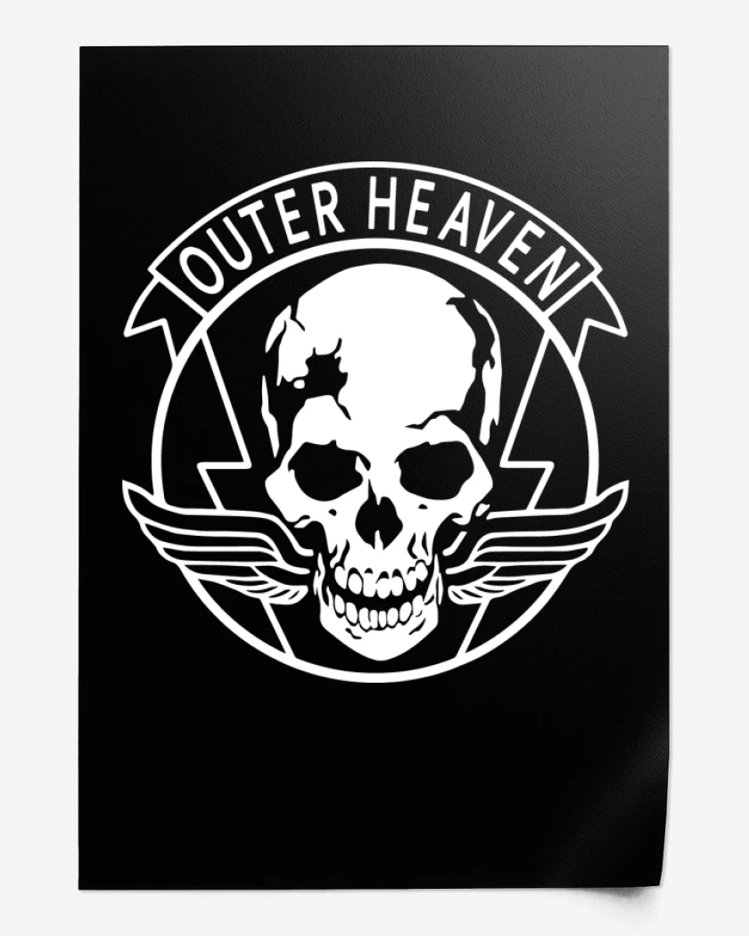 Print Negro de Outer Heaven