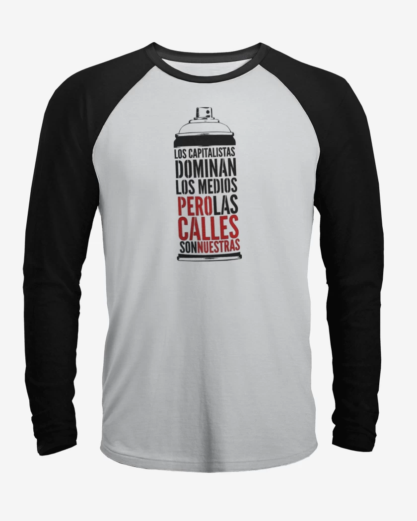 Polera Raglan LAS CALLES SON NUESTRAS 