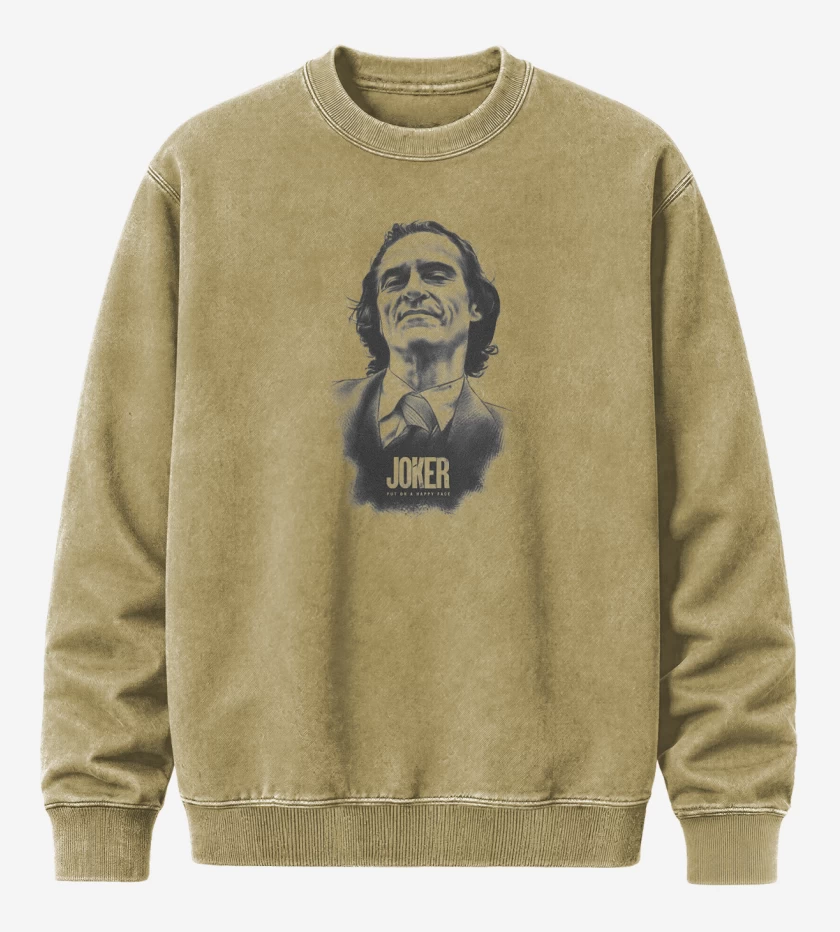 Poleron Polo Acid Wash Beige de Joker lapiz 