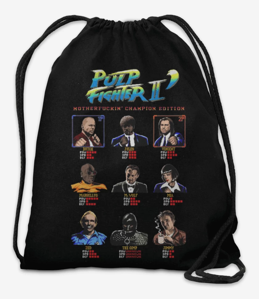 Mochila Negro de Pulp fighter
