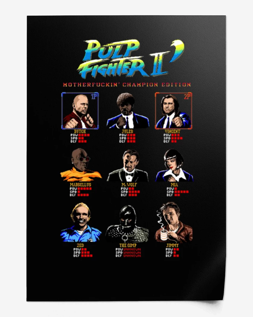 Print Pulp fighter