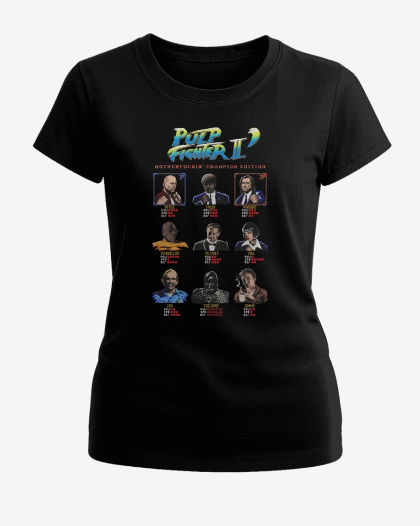 Polera de Mujer Negro de Pulp fighter