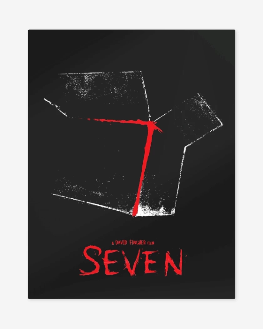 Print metalico Negro de Se7en