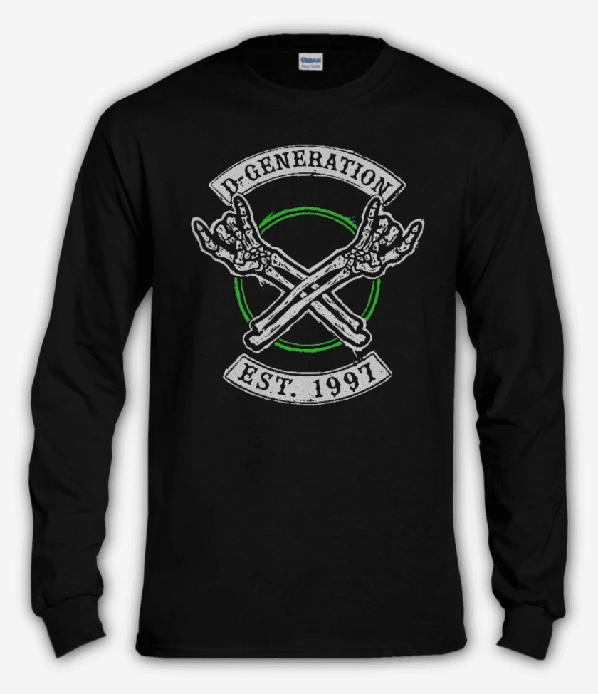 Polera manga larga Negro de D genetarion X