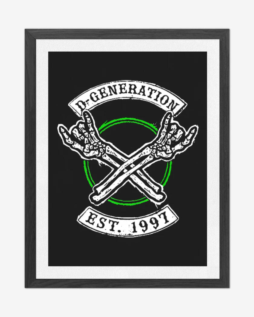 Cuadro decorativo Negro de D genetarion X