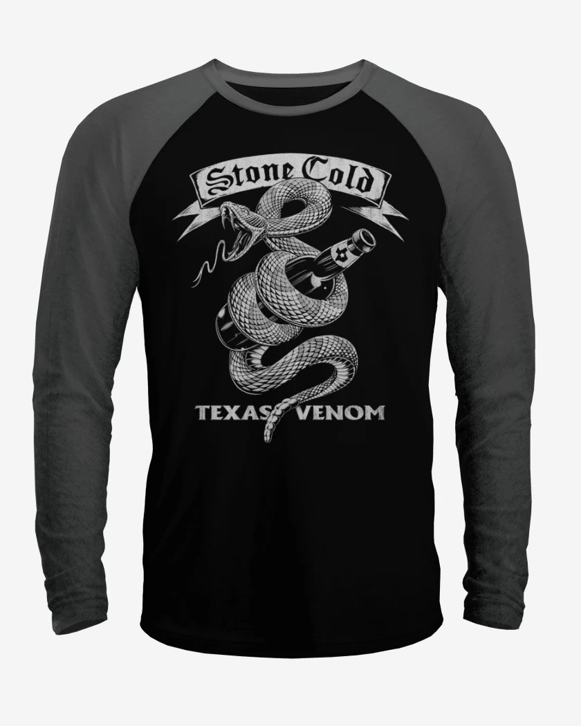 Polera Raglan Stone Cold texas venom