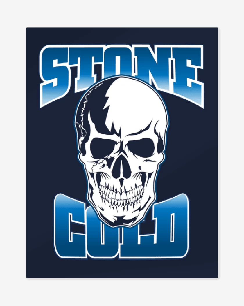 Print metalico Azul Marino de Stone Cold tibostin 2