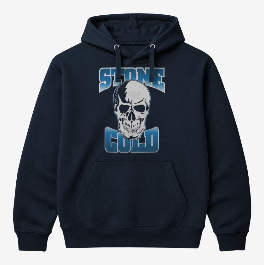 Polerón Canguro Azul Marino de Stone Cold tibostin 2