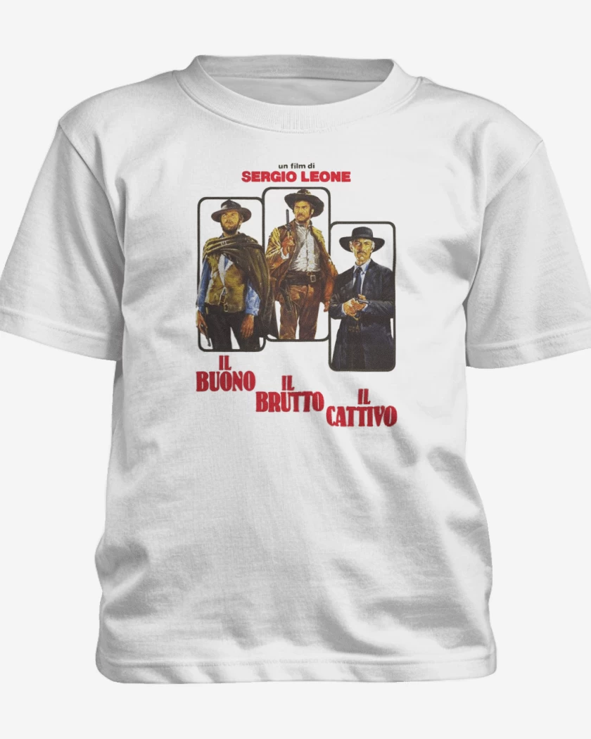 Polera de niño Blanco de El bueno el malo y el feo
