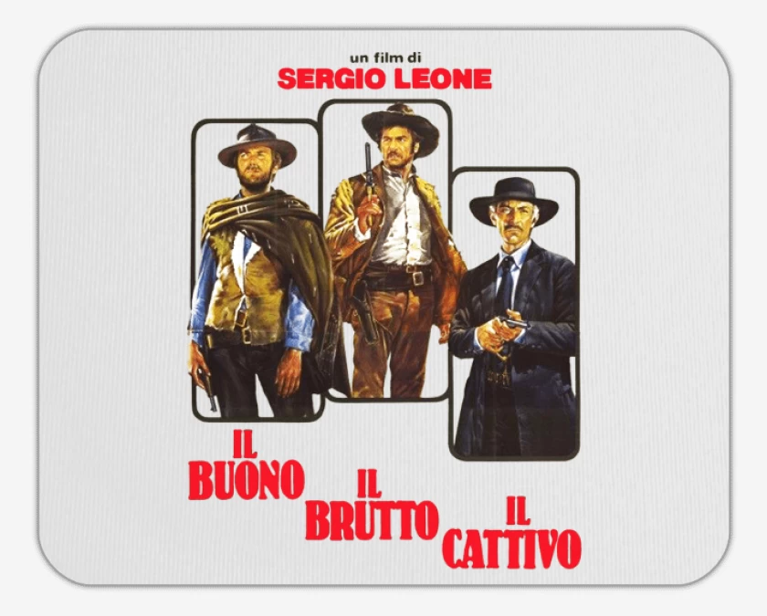 Mousepad El bueno el malo y el feo