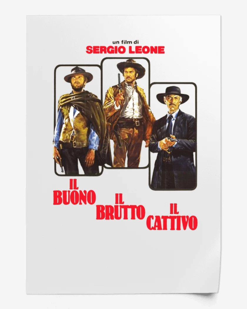 Print El bueno el malo y el feo