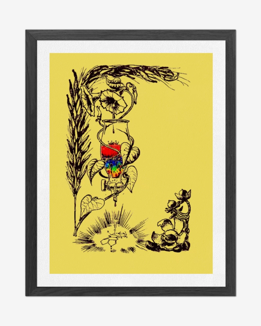 Cuadro decorativo Amarillo de Acid