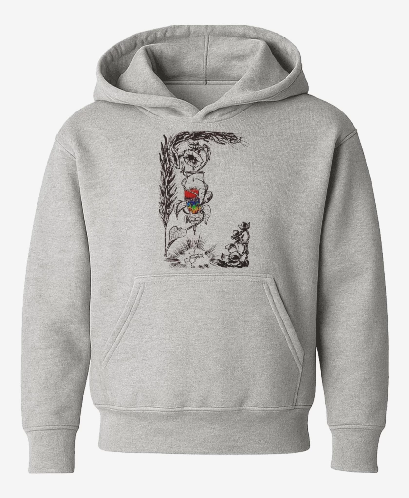 Poleron de niño Gris Melange de Acid