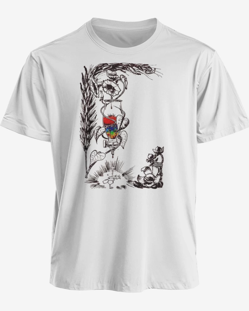 Polera premium Blanco de Acid