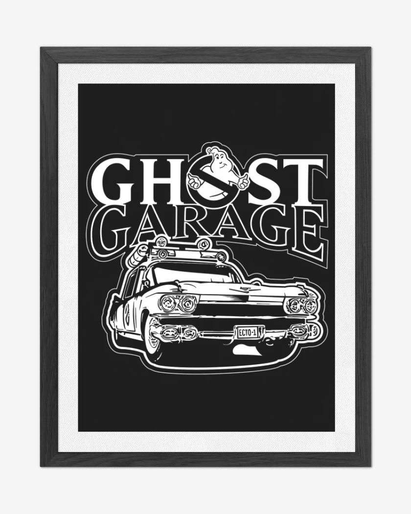 Cuadro decorativo Negro de Ghost garage