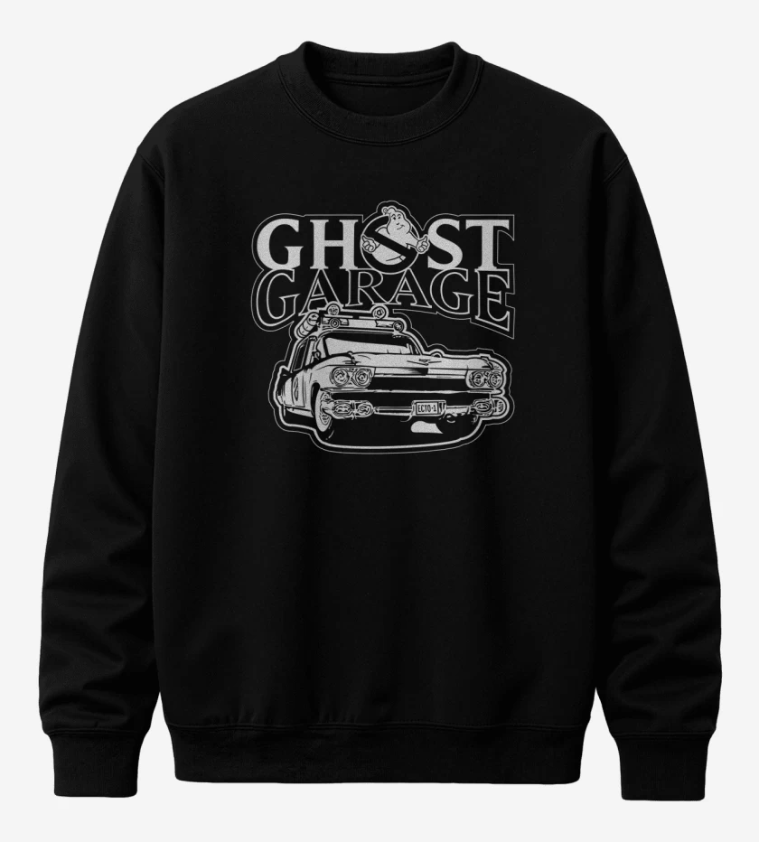 Poleron polo Negro de Ghost garage
