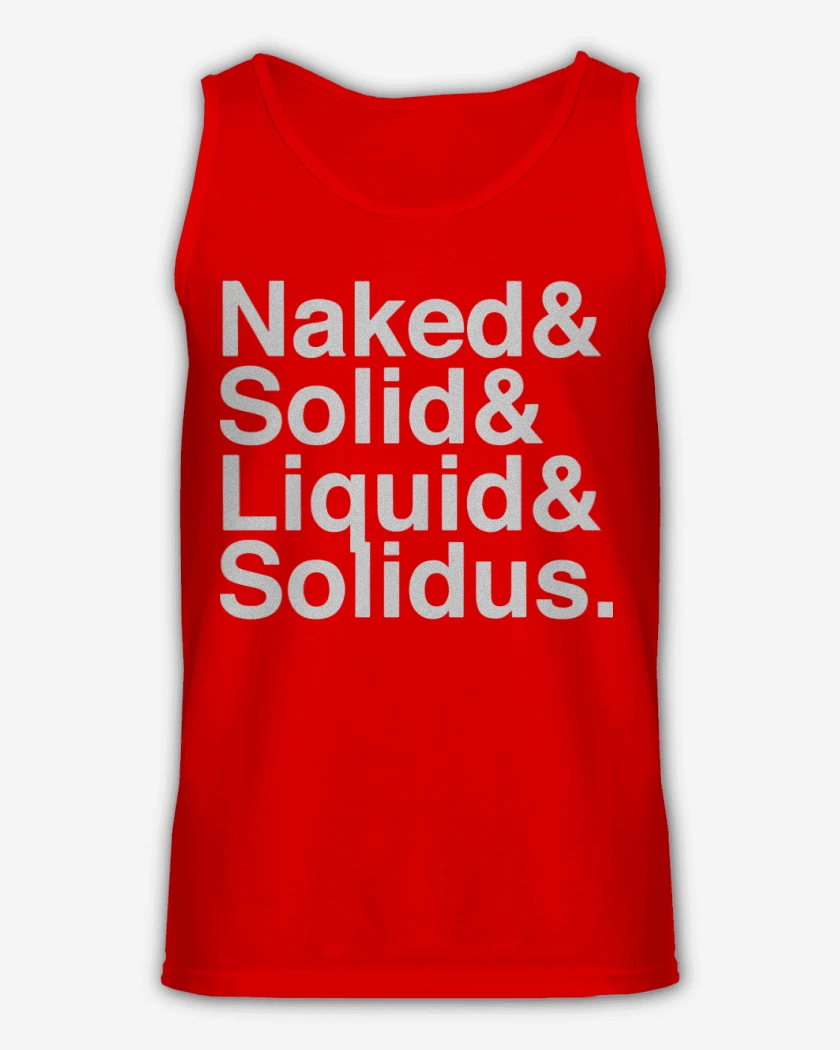 Sudadera Rojo de Naked Solid Liquid Solidus