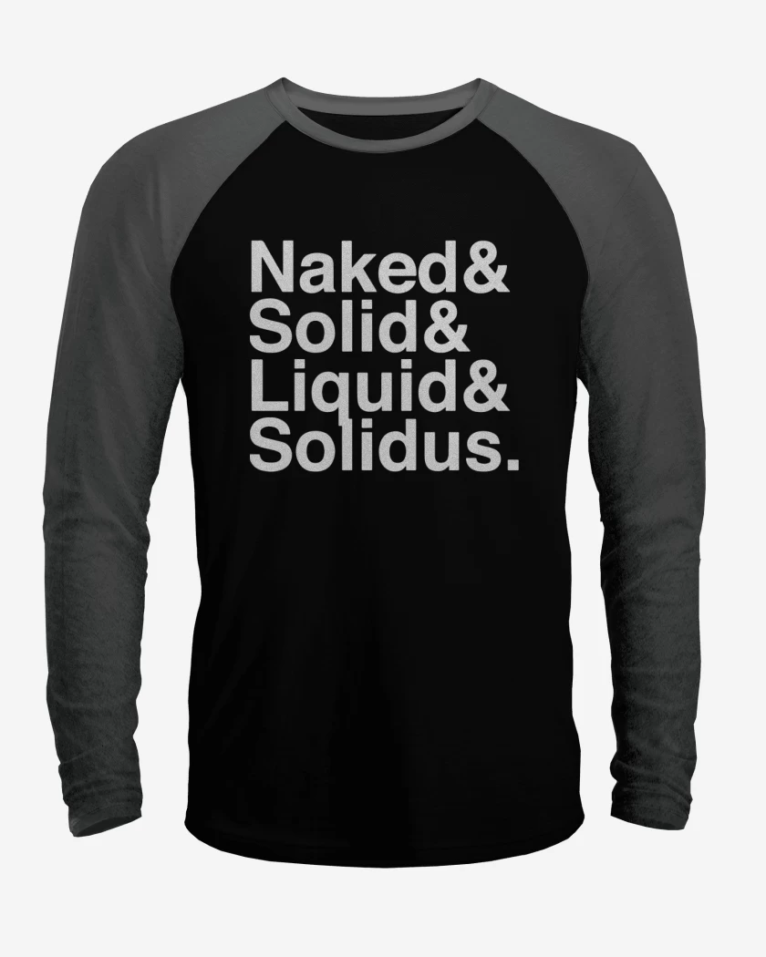Polera Raglan Naked Solid Liquid Solidus