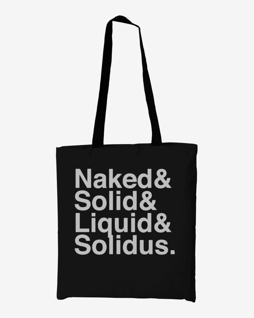 Totebag Naked Solid Liquid Solidus