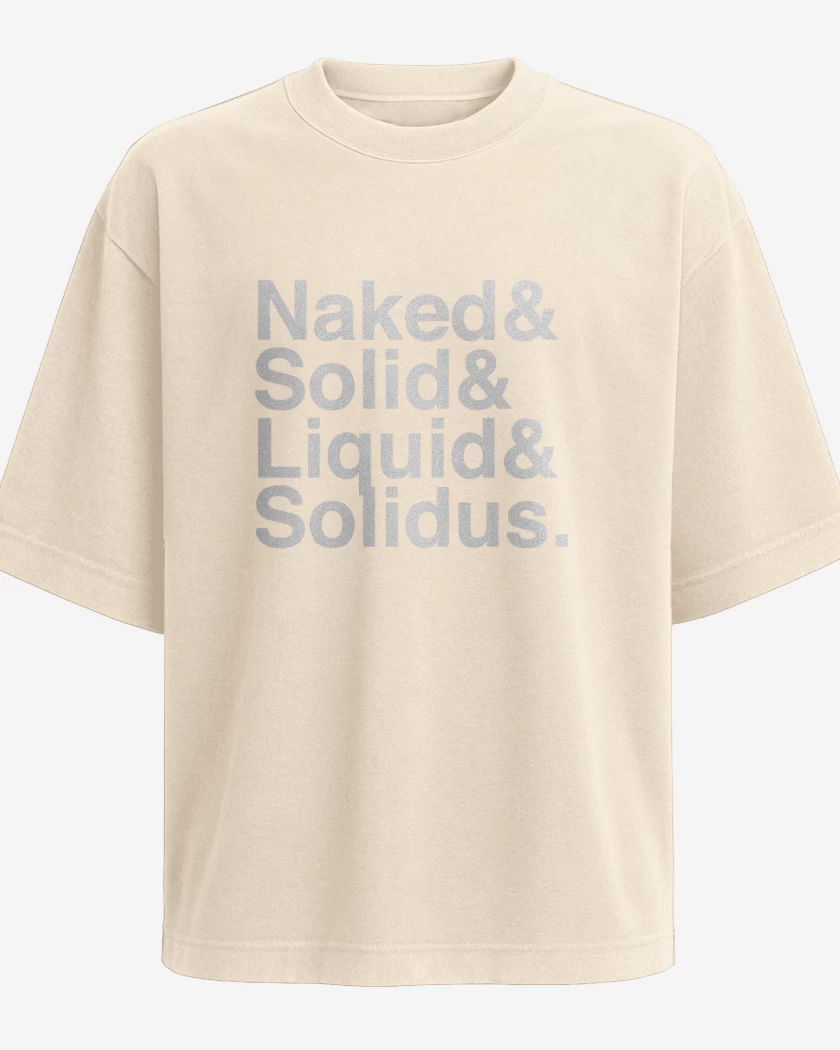 Polera Oversize Naked Solid Liquid Solidus