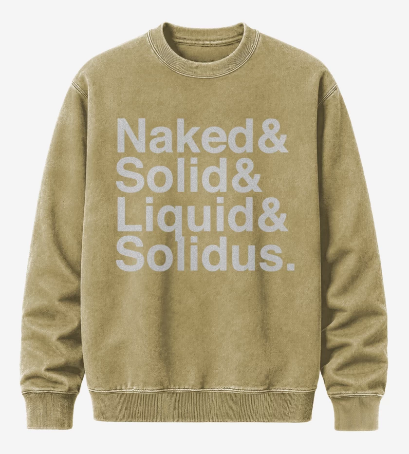 Poleron Polo Acid Wash Beige de Naked Solid Liquid Solidus
