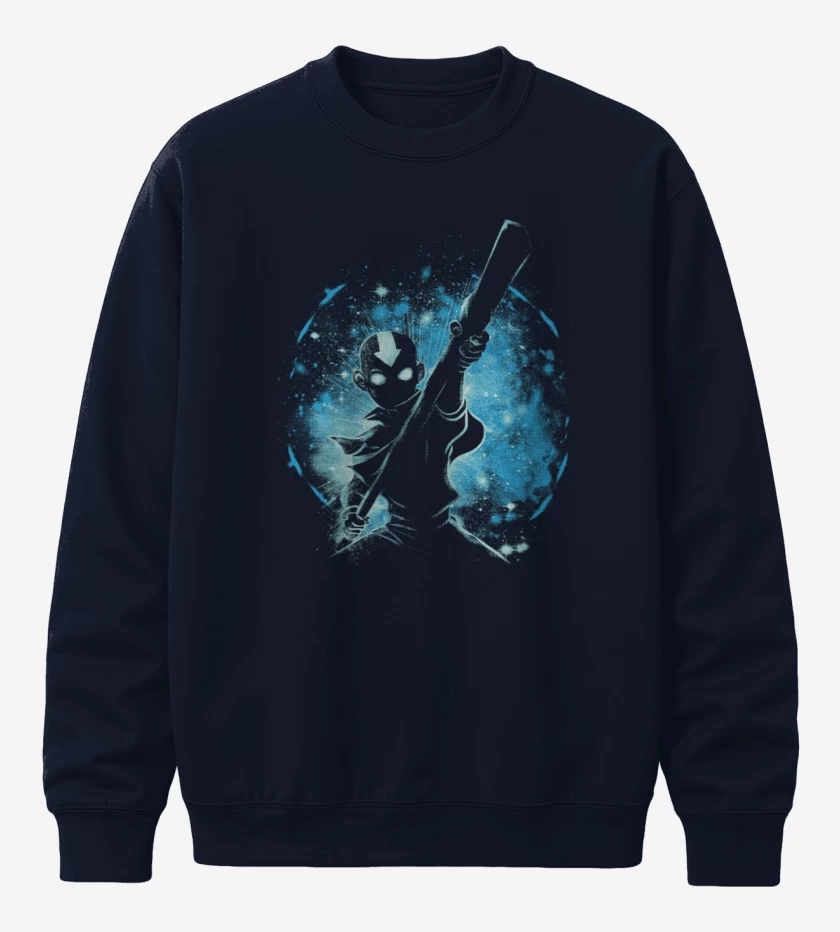 Poleron polo Azul Marino de Aang avatar