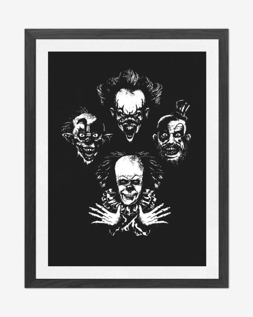 Cuadro decorativo Evil clowns rhapsody