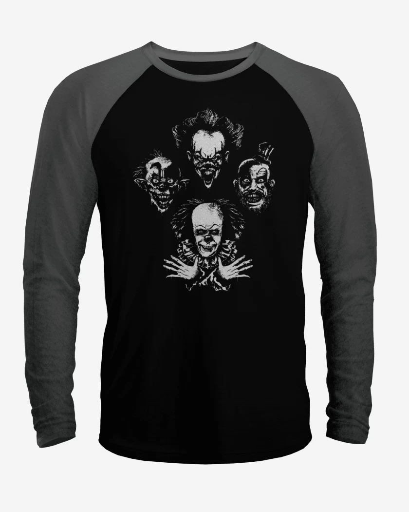 Polera Raglan Evil clowns rhapsody