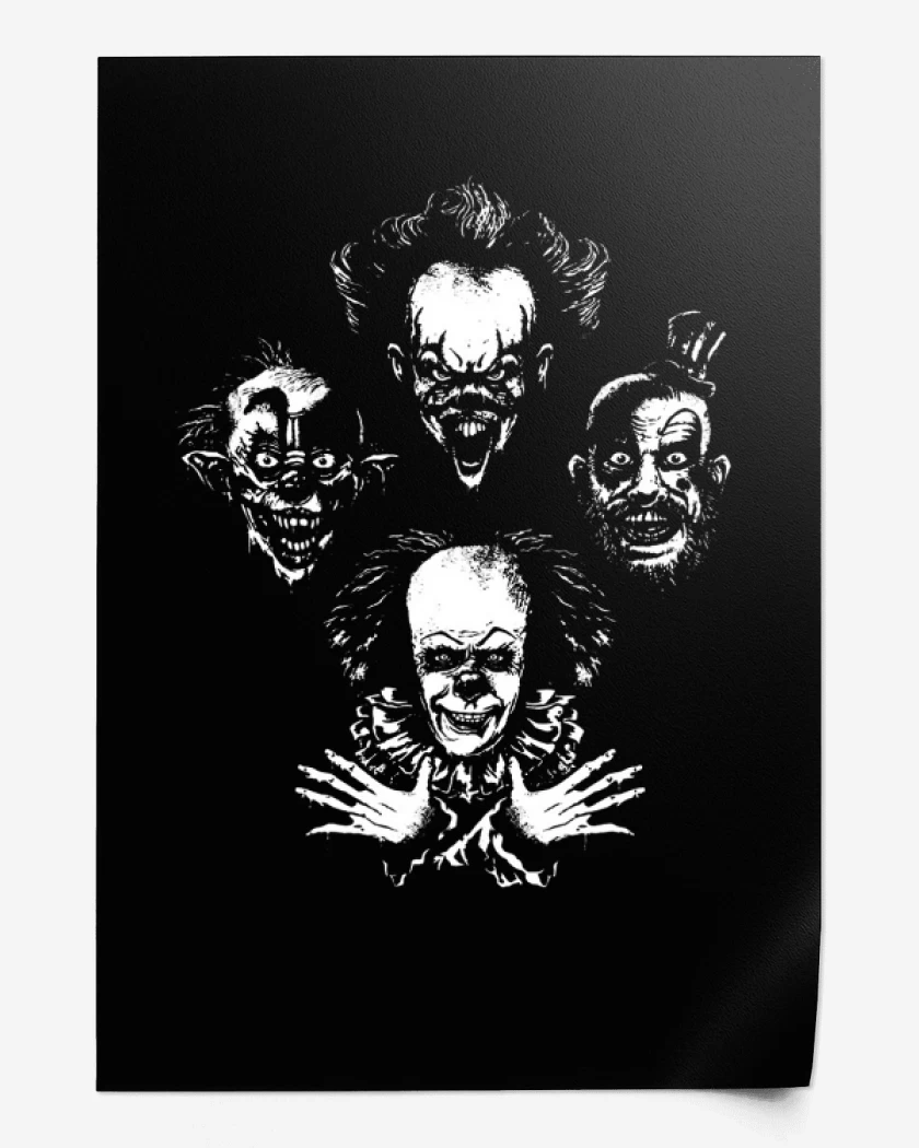 Print Evil clowns rhapsody