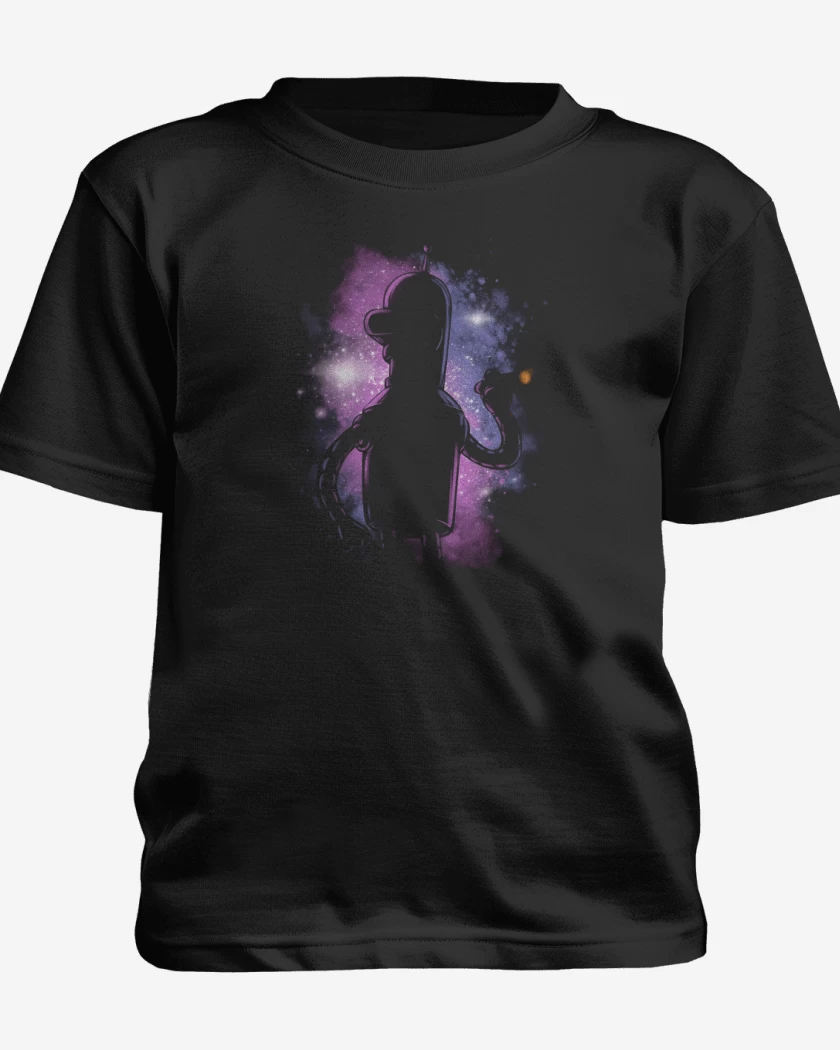 Polera de niño Negro de Bender universal
