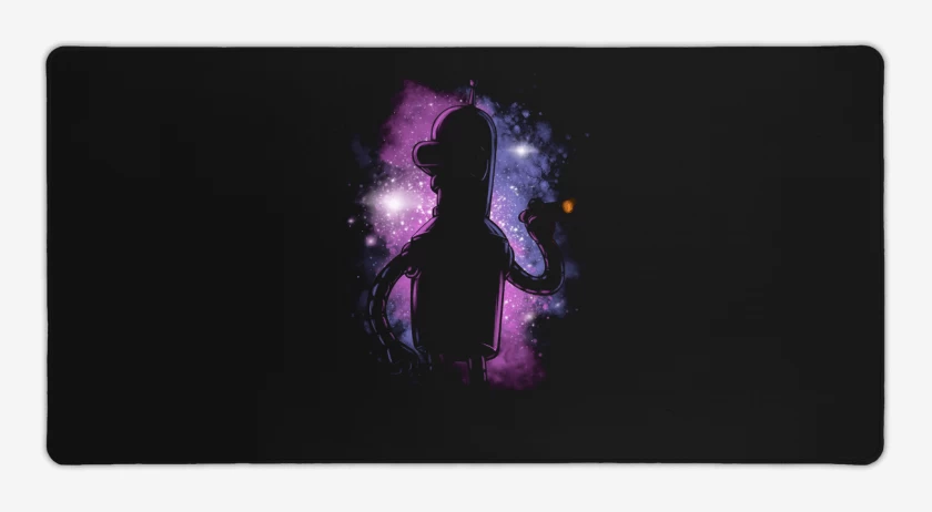 Mouse pad Gamer Negro de Bender universal