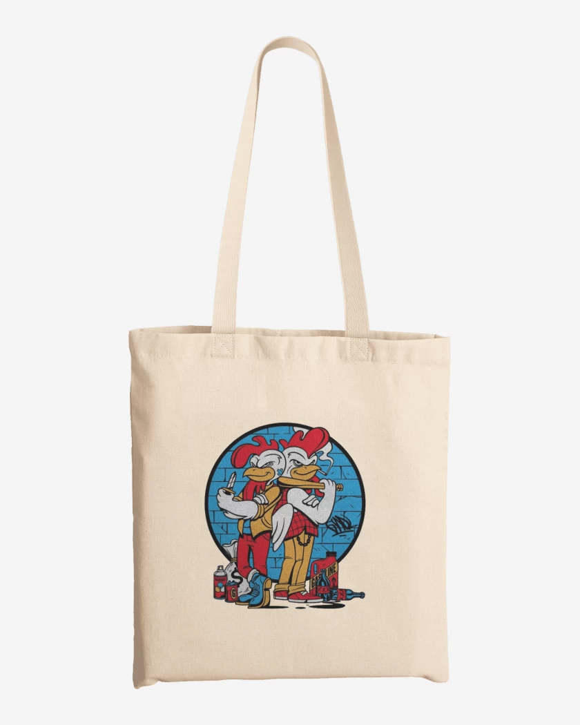 Totebag Los Pollos Choros 