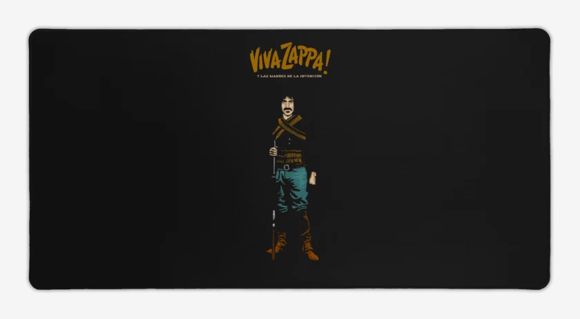 Mouse pad Gamer Negro de Viva Zappa