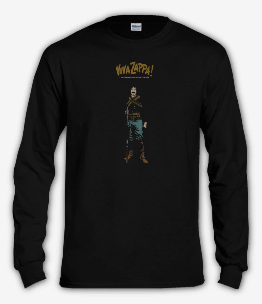 Polera manga larga Negro de Viva Zappa