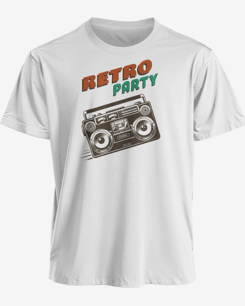 Polera premium Blanco de RETRO PARTY 