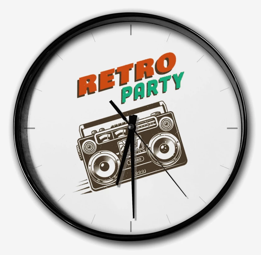 Reloj Blanco de RETRO PARTY 