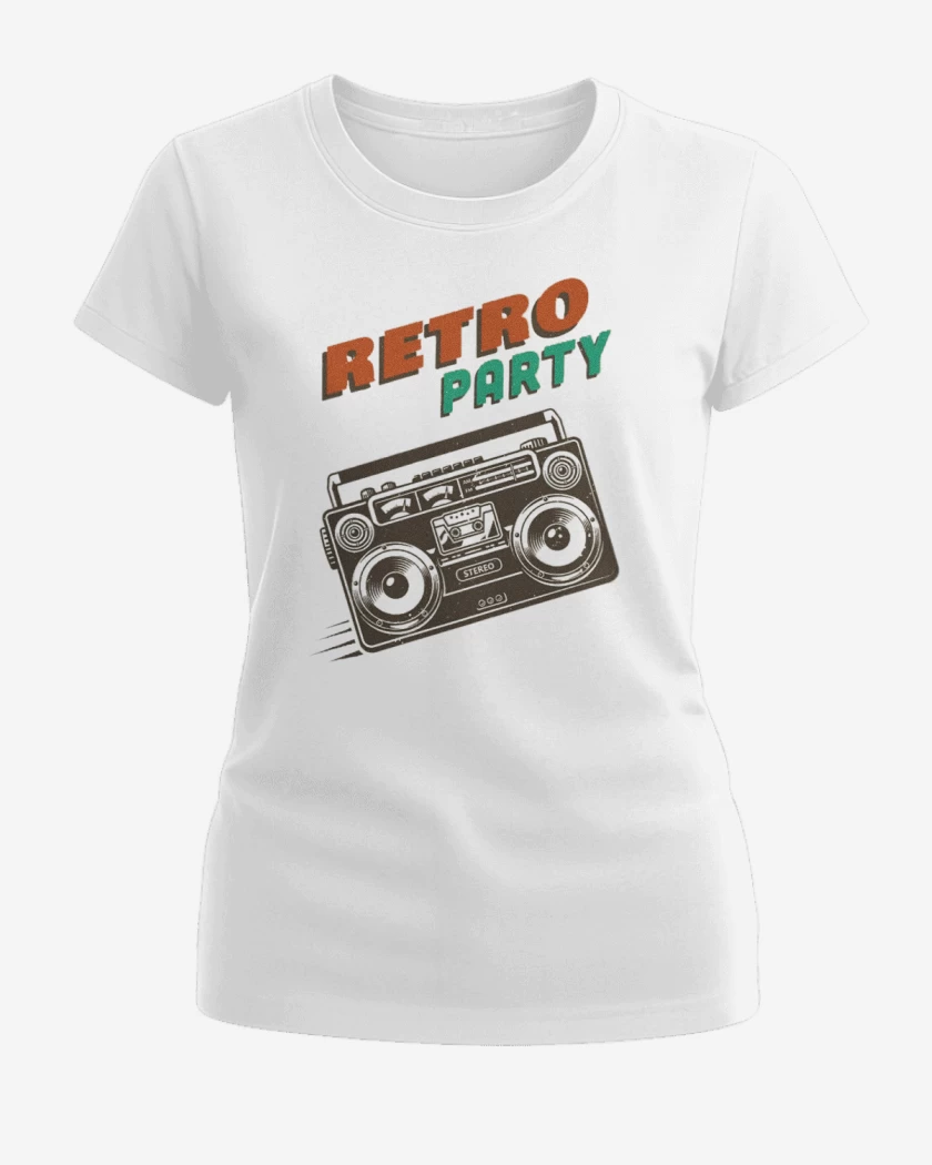 Polera de Mujer Blanco de RETRO PARTY 