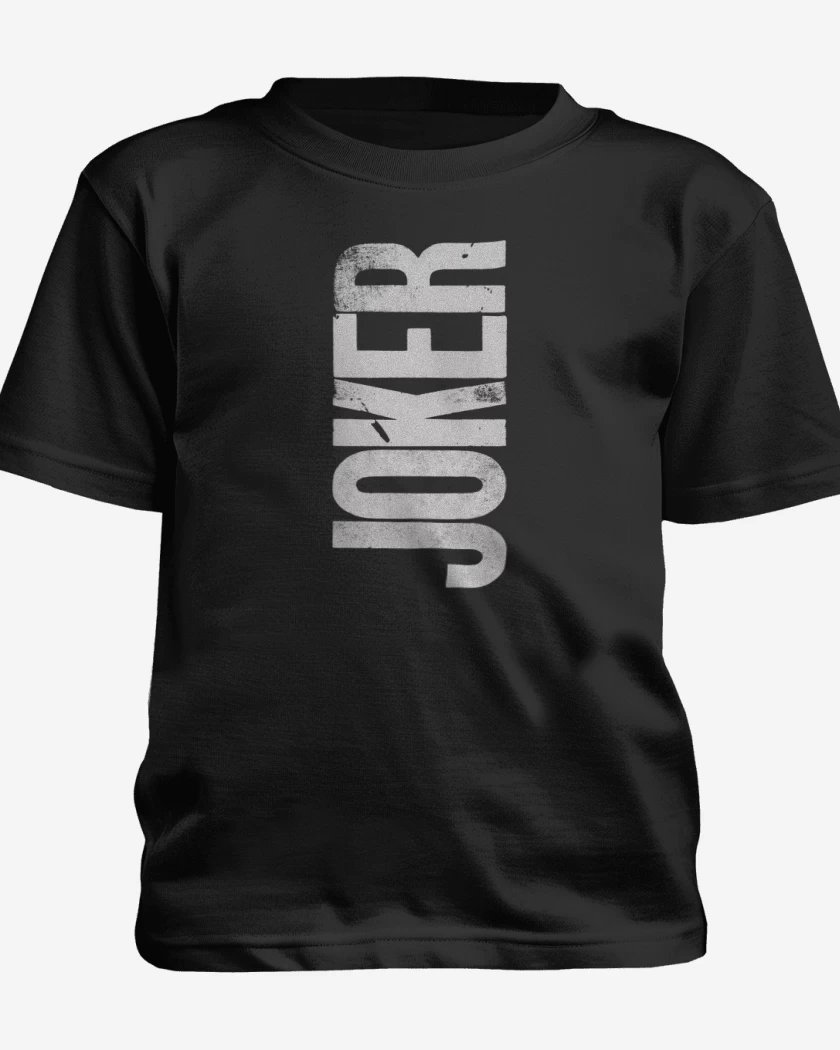 Polera de niño Negro de JOKER VERTICAL 