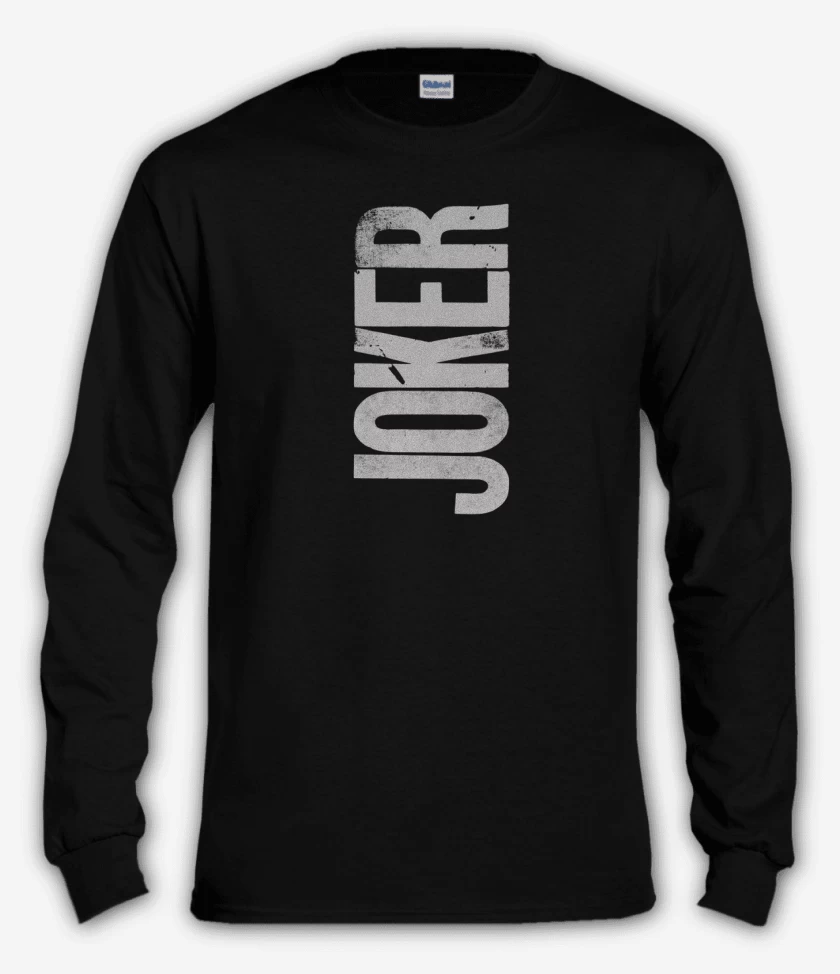 Polera manga larga Negro de JOKER VERTICAL 