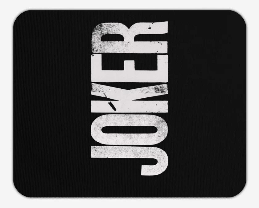 Mousepad Negro de JOKER VERTICAL 
