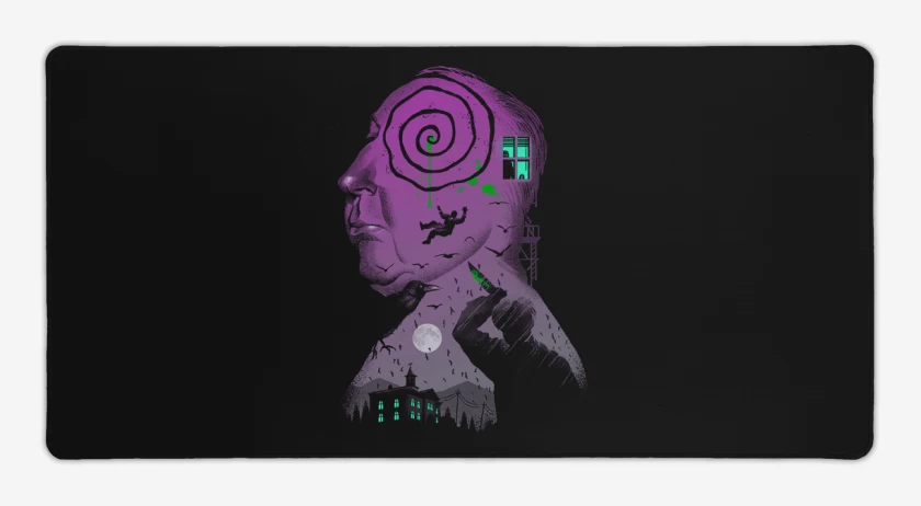 Mouse pad Gamer Negro de El maestro del suspenso