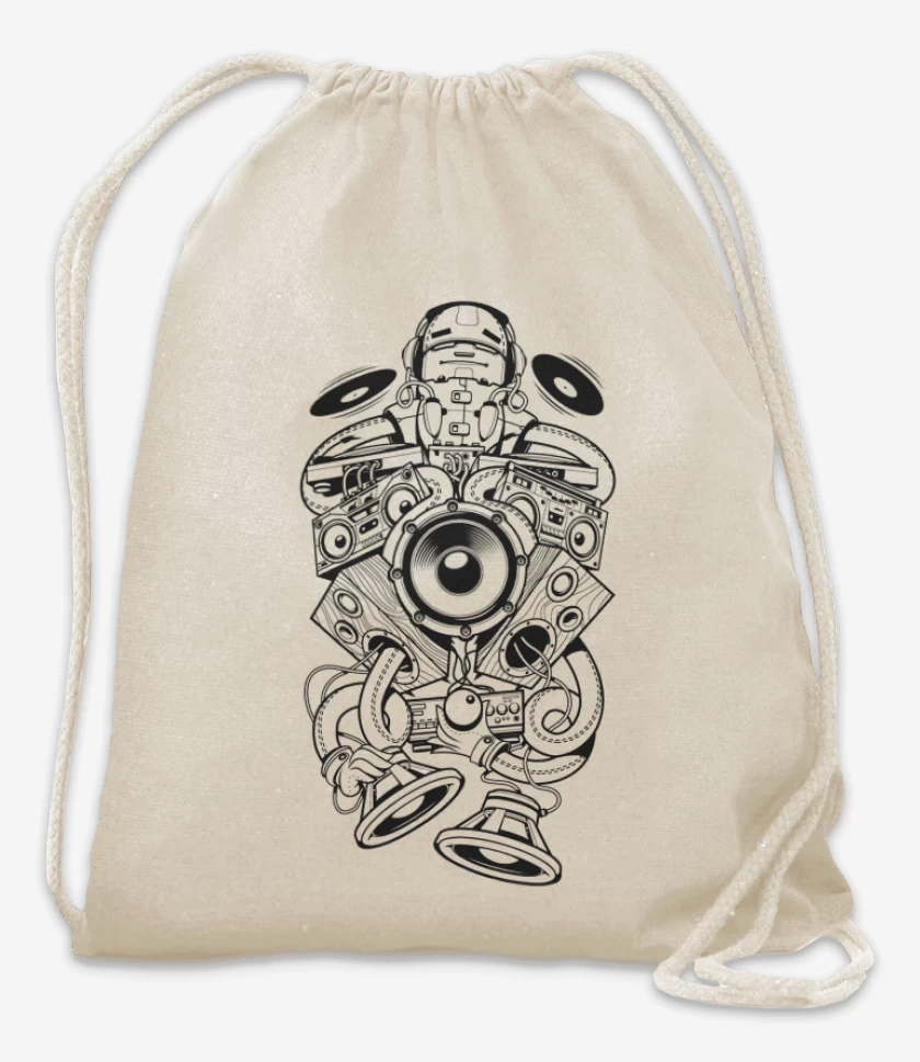Mochila Blanco de MIX MUSIC 