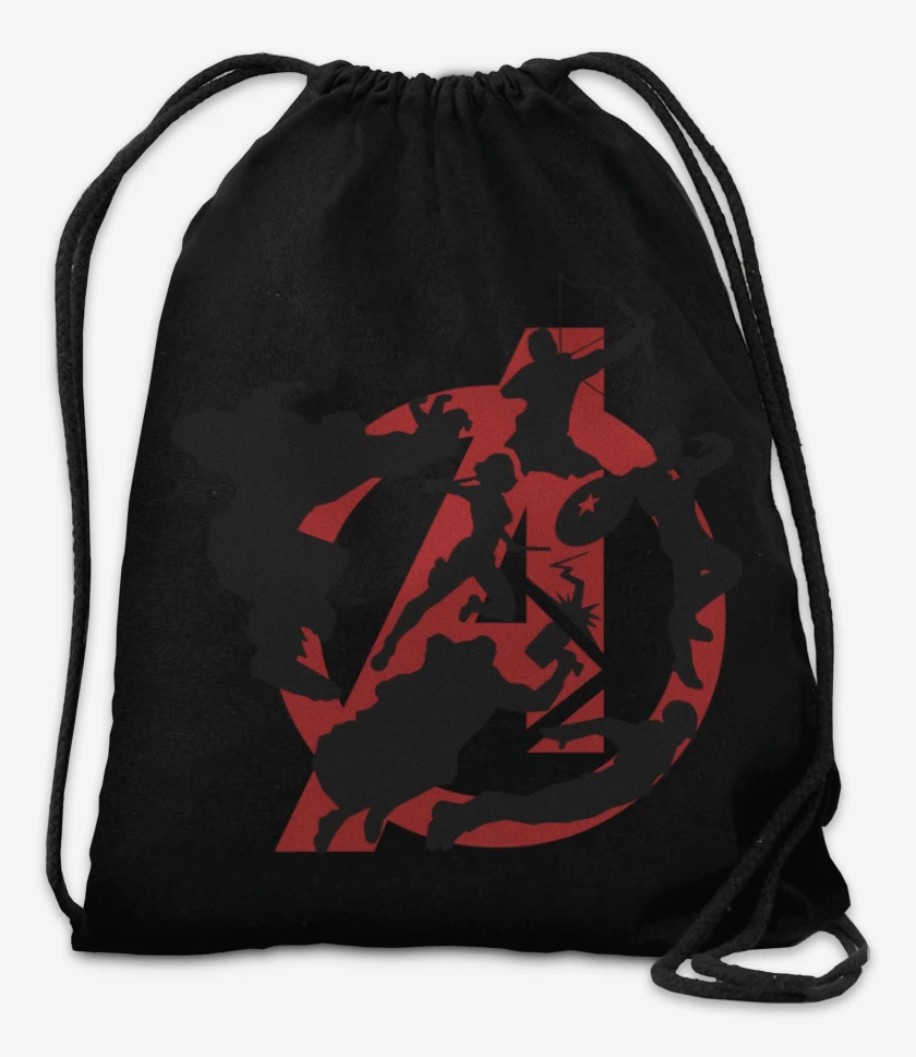 Mochila Negro de Full Avengers