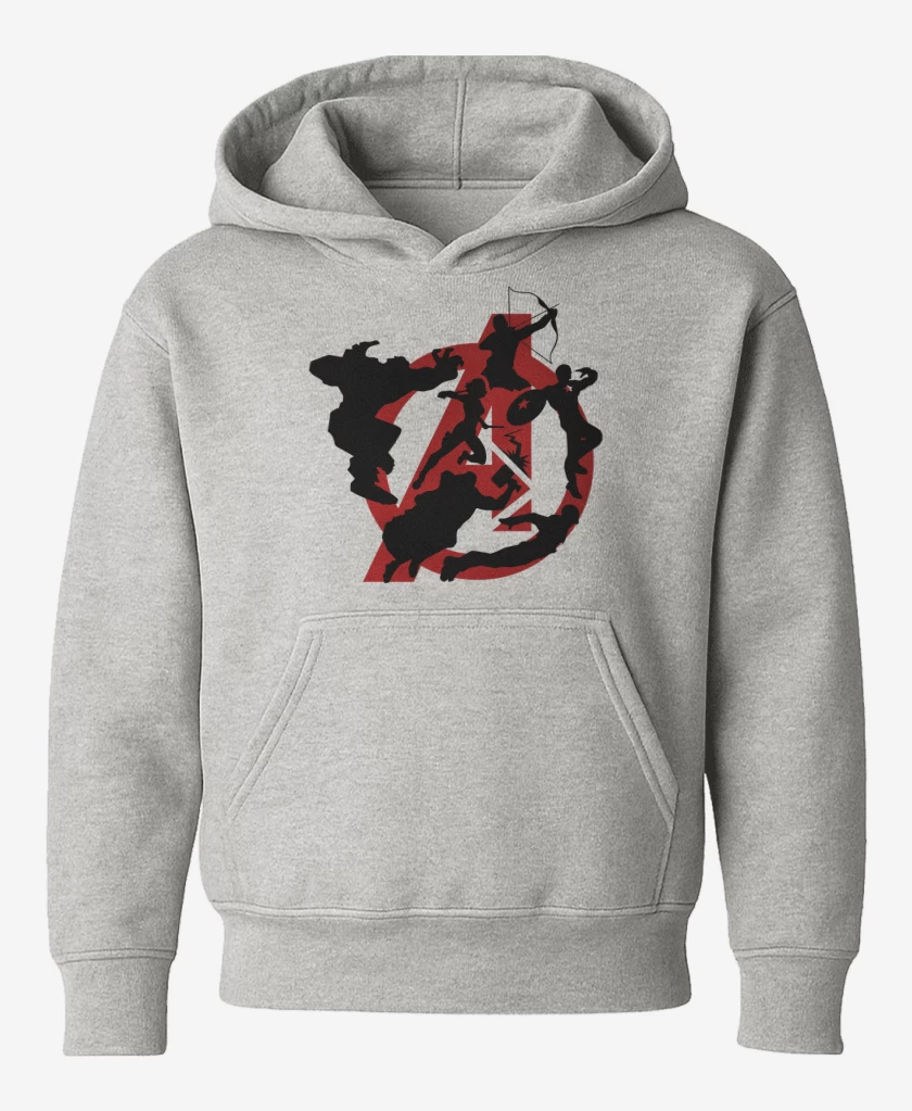 Poleron de niño Gris Melange de Full Avengers