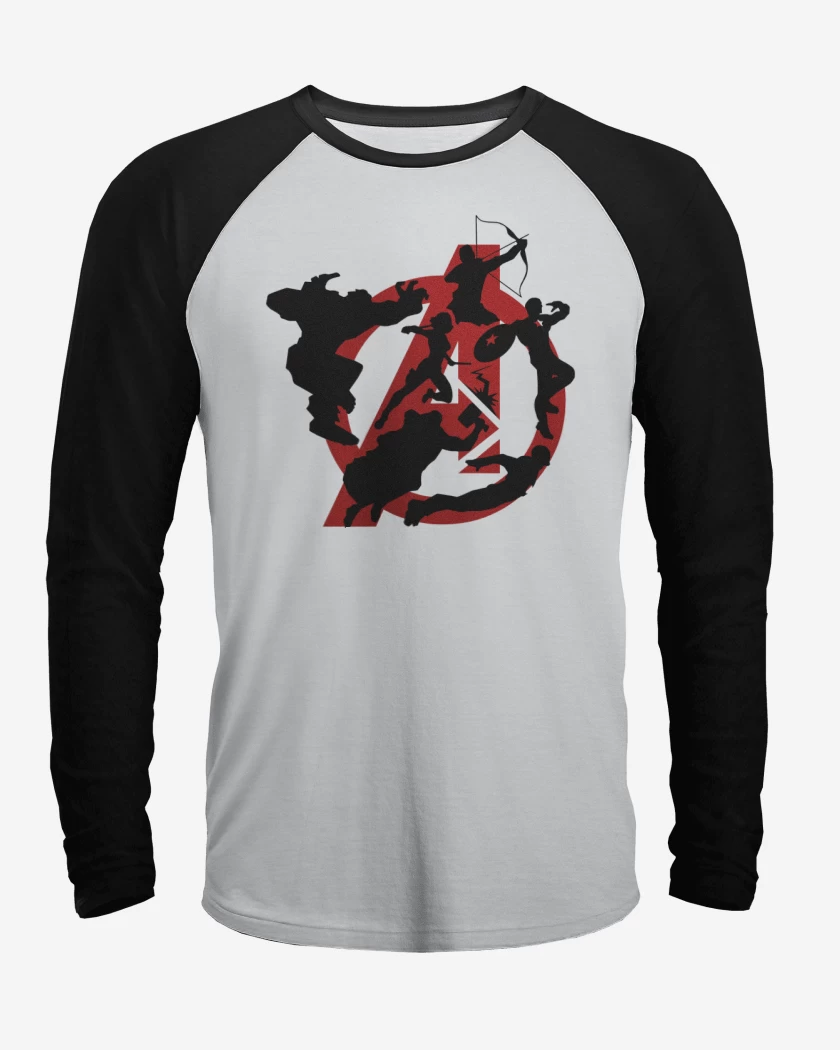 Polera Raglan Full Avengers