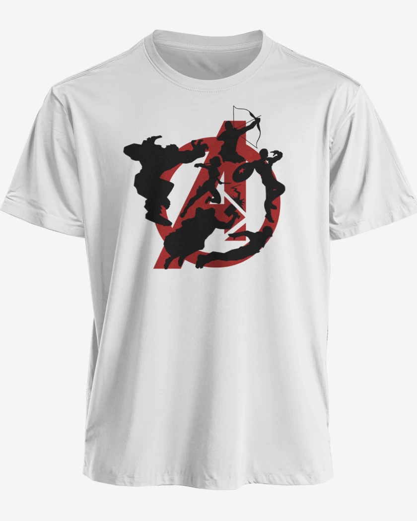 Polera premium Blanco de Full Avengers